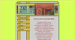Desktop Screenshot of goldmetal.pl